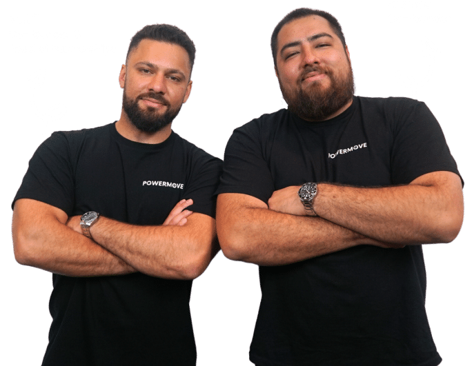 Nabil Bardouh and Atanas Nikolov, co-founders of Powermove Digital